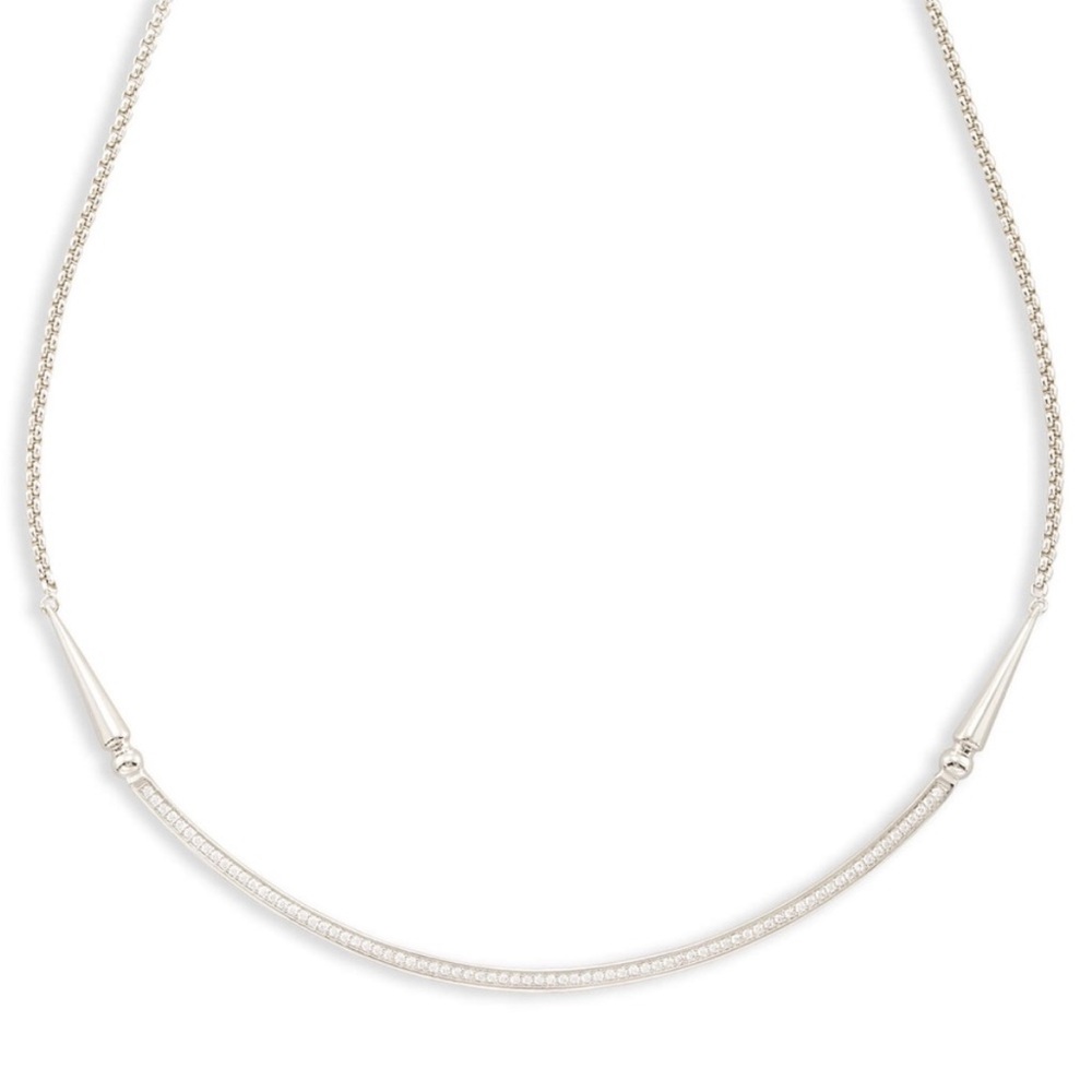 Kendra Scott Scottie Necklace in Rhodium